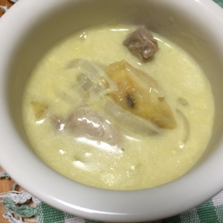 豚肉とさつまいものカレークリーム煮